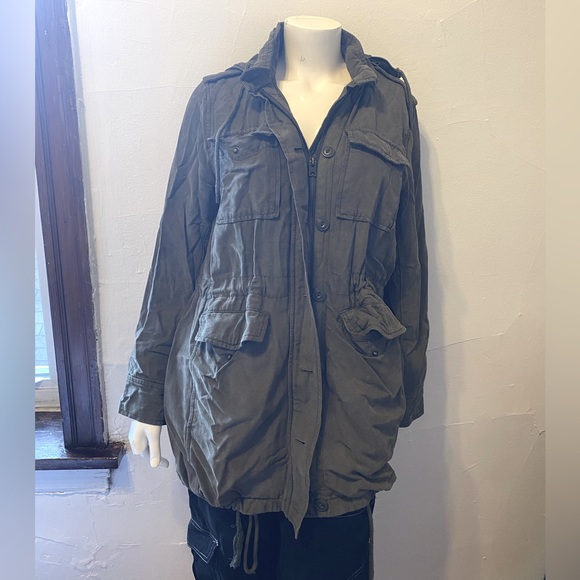 Lucky Brand Green Utility Jacket - Picture 1 of 6